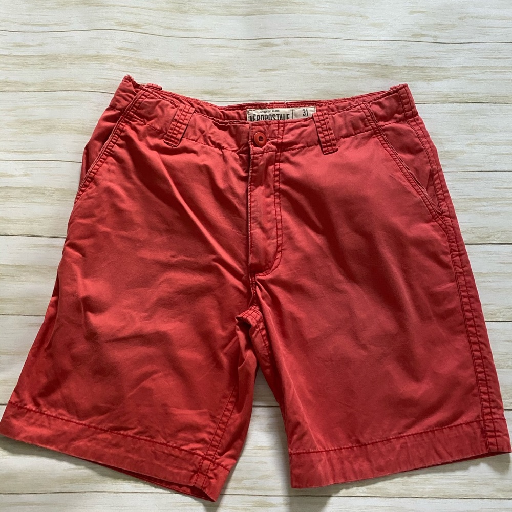 Men’s size 31 red Aeropostale shorts